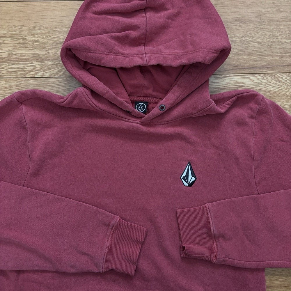 Volcom Men's Maroon Hoodie